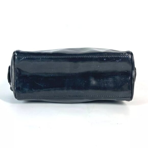 CHANEL Cosmetic porch CC CC Mark Makeup pouch Cosmetics Pouch enamel Black - Picture 5 of 14